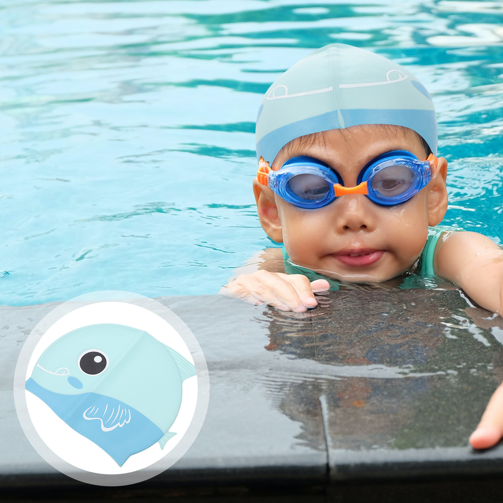 Swim Hat Silicone - Premium Silicone Swimming Cap for Cartoon