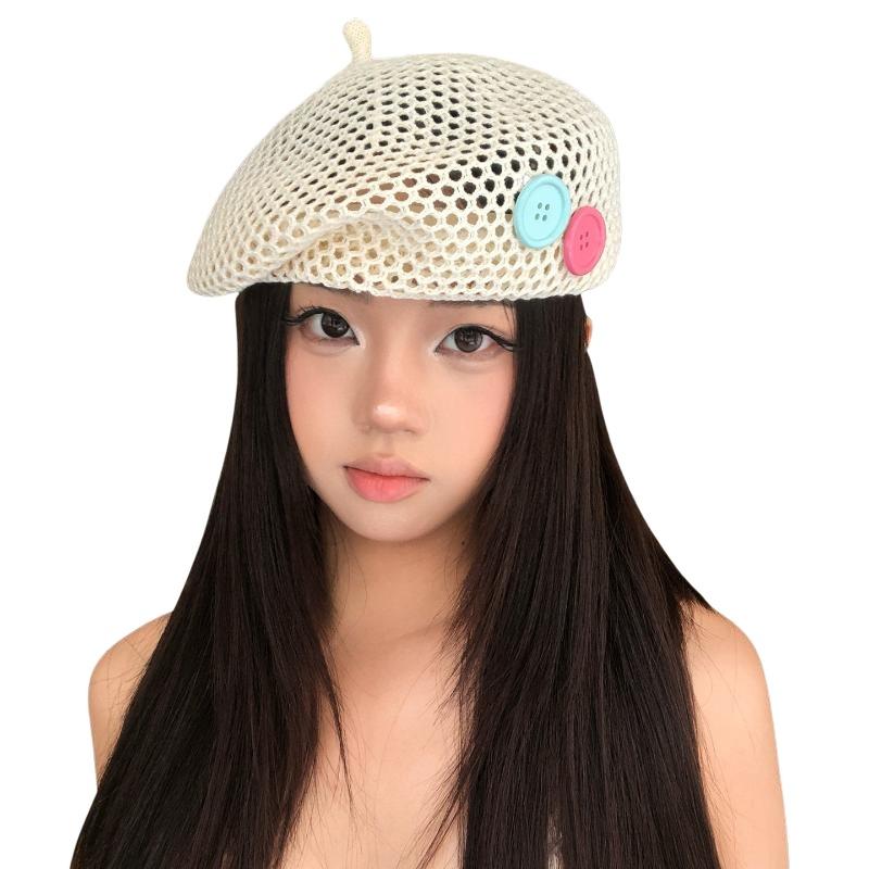 Japanese Style Straw Beret for - Beret French Wool ulasan dan harga