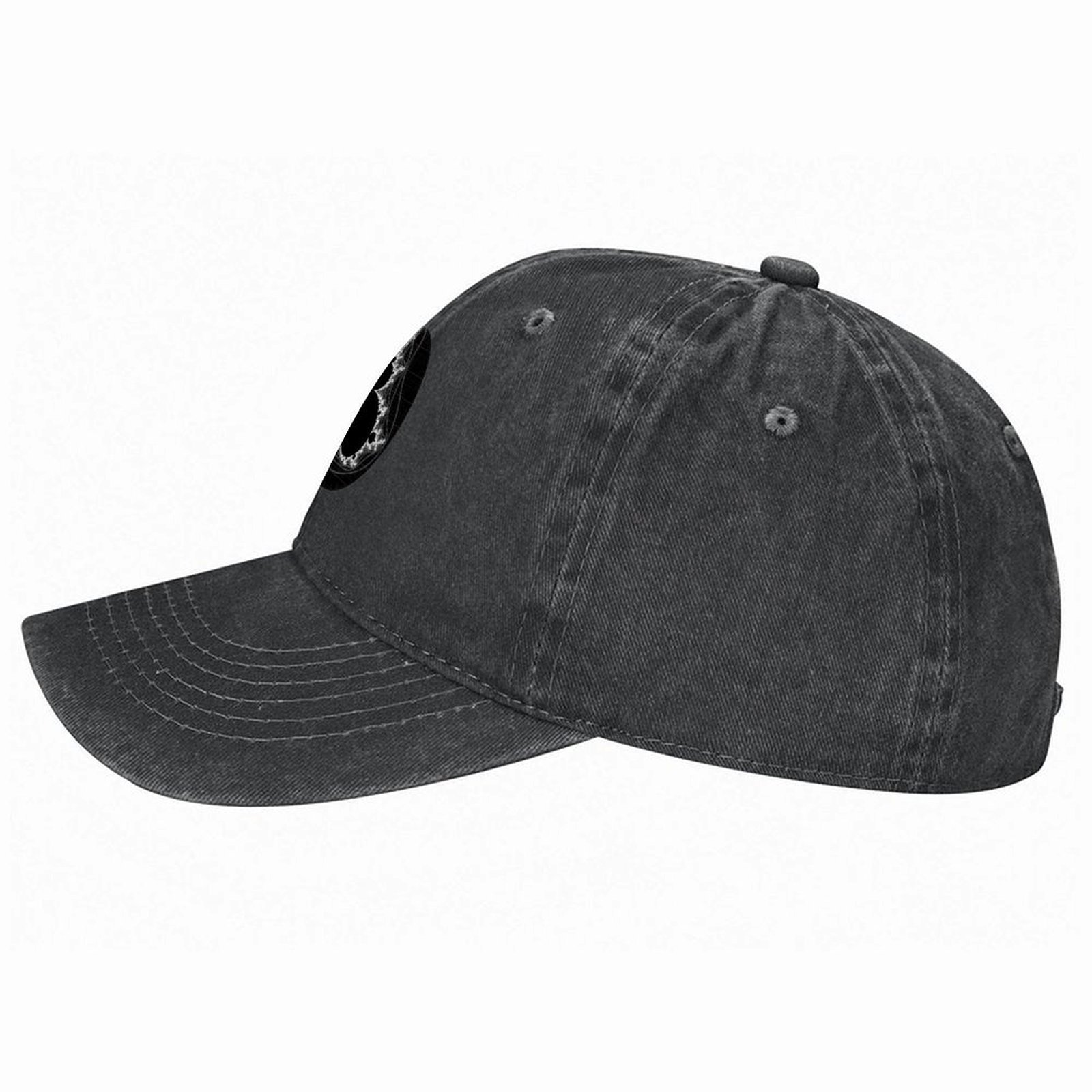 White - Linear Mandelbrot Base - Golf Cap Dad ulasan dan harga