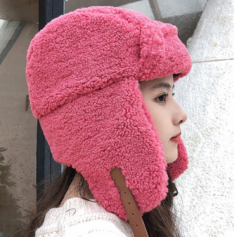 Y2K Girls Women Bomber Hat Pil - Winter Trapper Hat ulasan dan harga