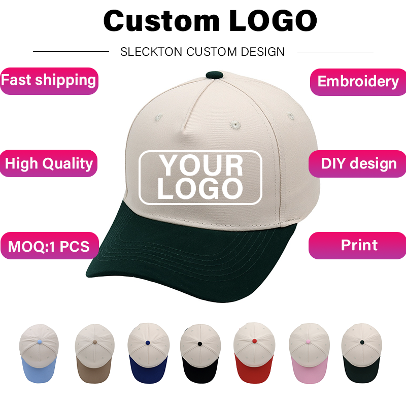 SLECKTON Custom Logo Baseball  - Baseball Cap Structured ulasan dan harga