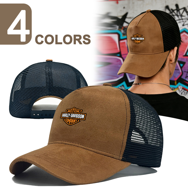Suede Mesh Baseball Cap Men Ca - Trucker Cap Mesh ulasan dan harga