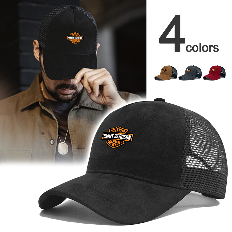 Suede Mesh Baseball Cap Men Ca - Trucker Cap Mesh ulasan dan harga