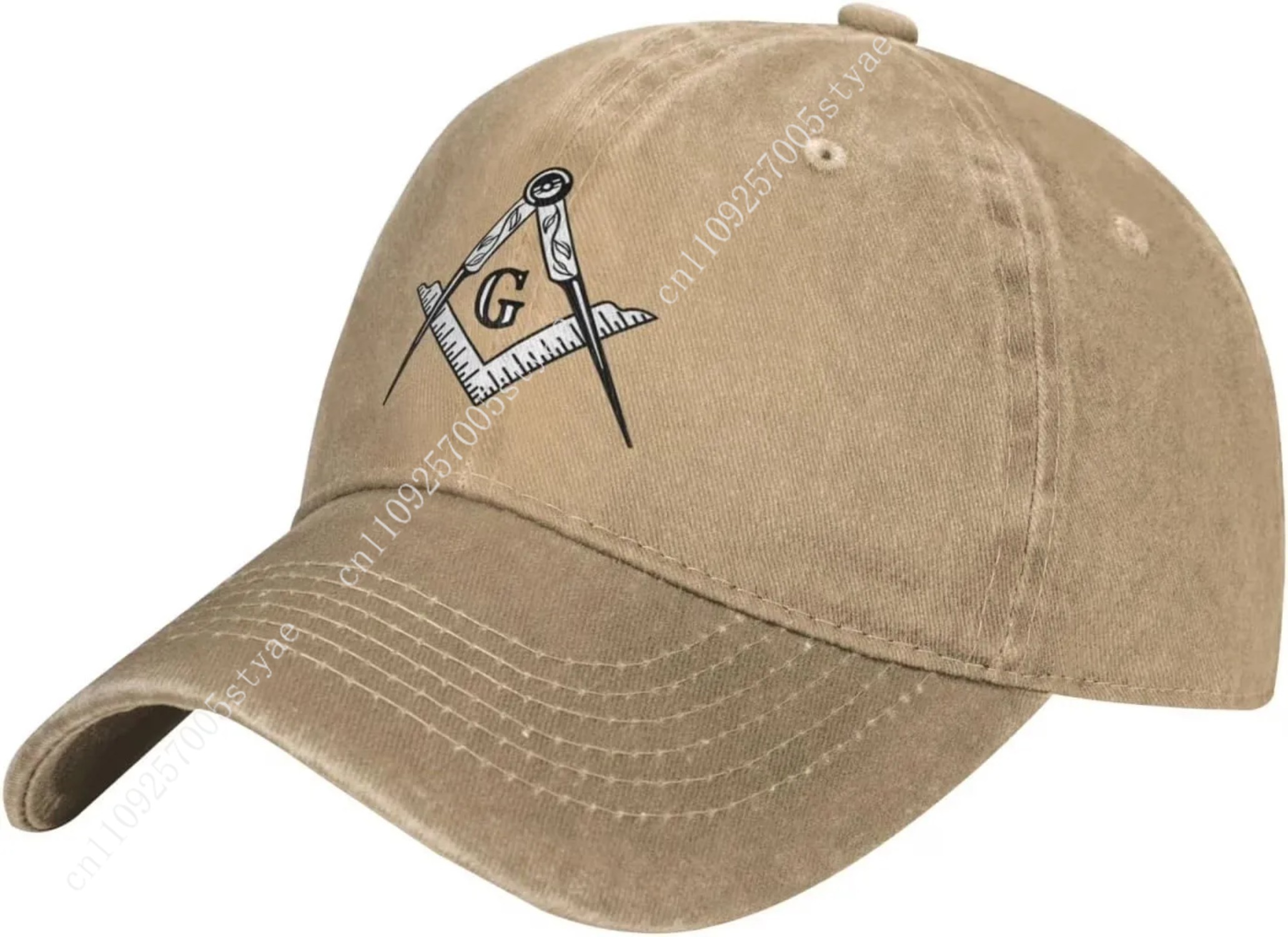 Masonic Square and Compasses B - Dad Hat Cotton ulasan dan harga