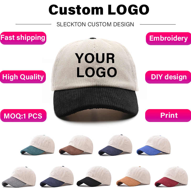 SLECKTON Logo Custom Baseball  - Baseball Cap Structured ulasan dan harga