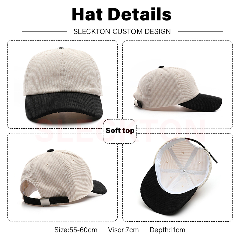 SLECKTON Logo Custom Baseball  - Baseball Cap Structured ulasan dan harga