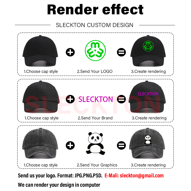 SLECKTON Logo Custom Baseball  - Baseball Cap Structured ulasan dan harga