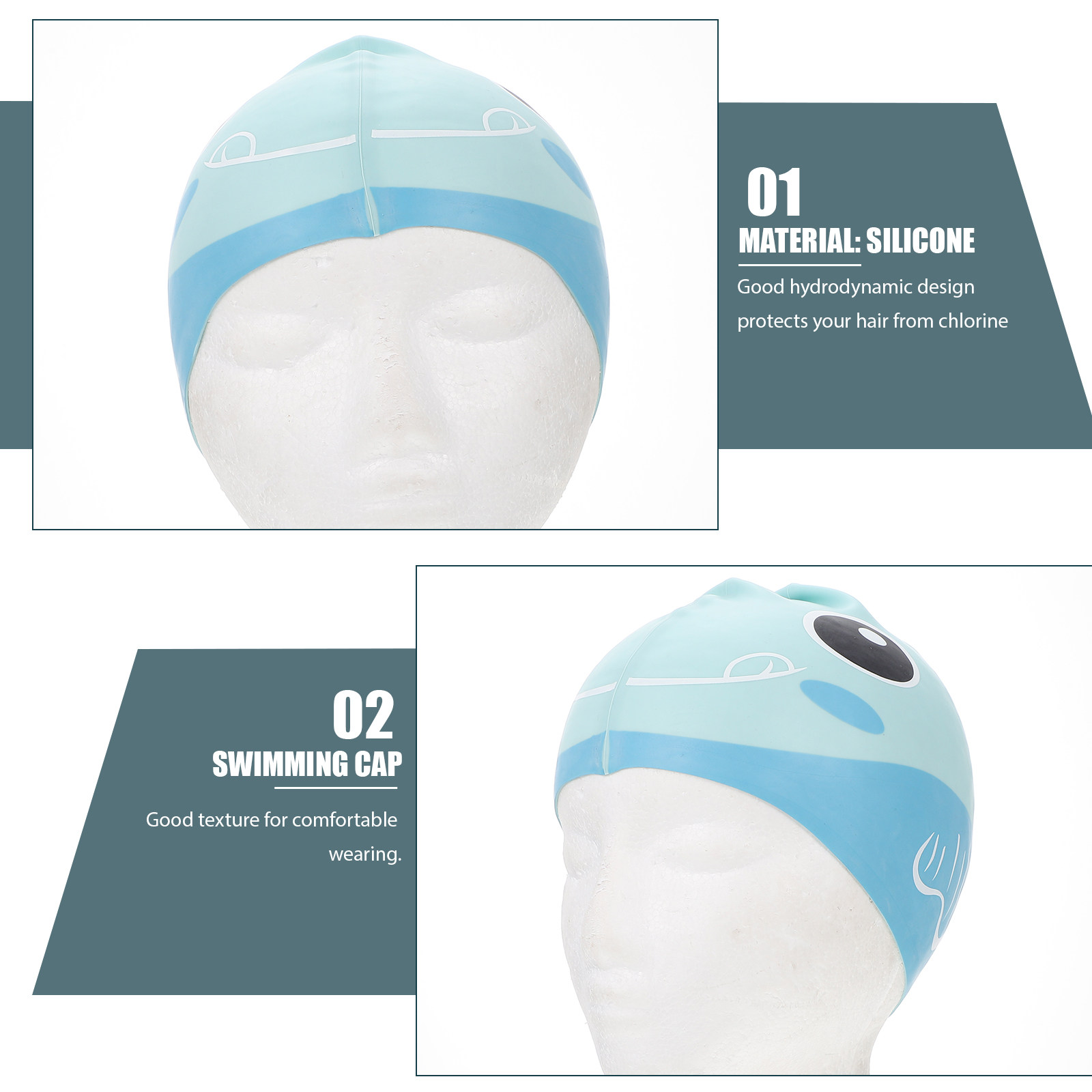 Premium Silicone Swimming Cap  - Swim Hat Silicone ulasan dan harga