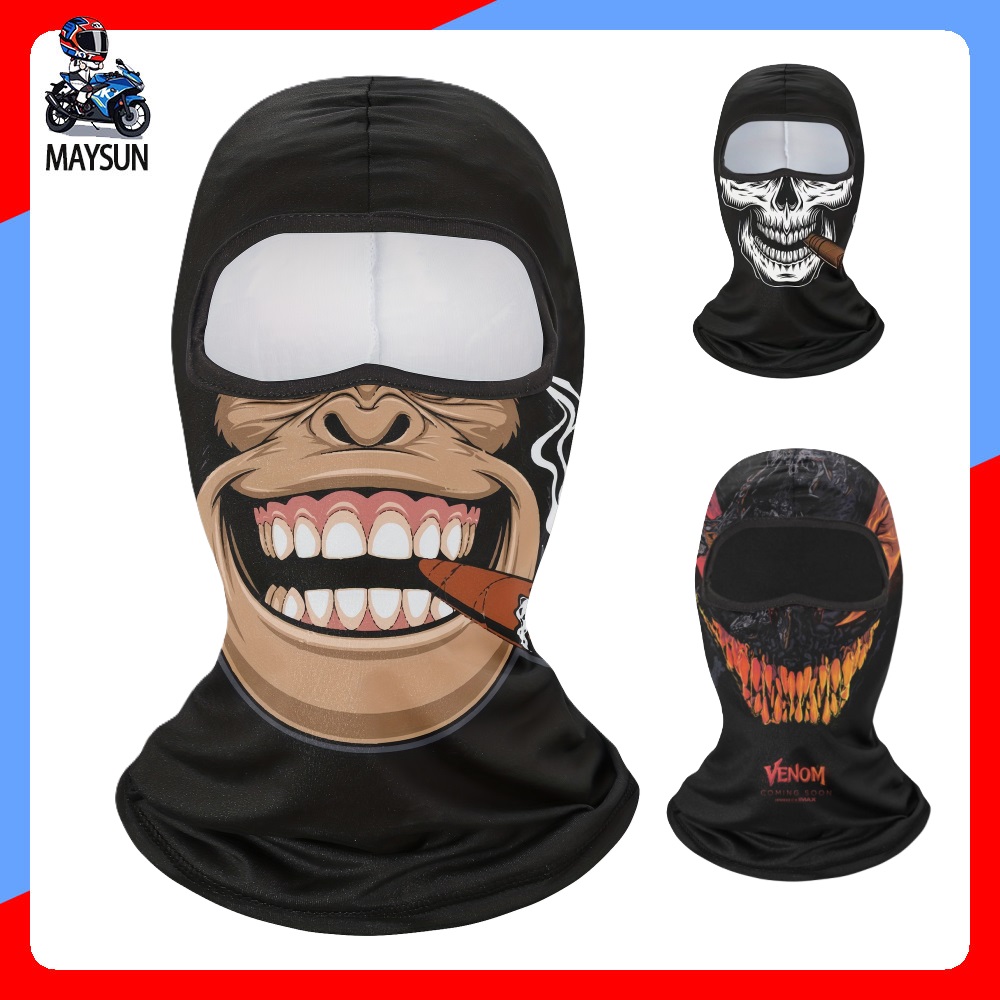 Outdoor Sunscreen New Venom Sk - Skull Cap Helmet Liner ulasan dan harga