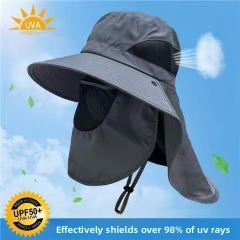 Outdoor Sun Protection Hat Fis - Sun Hat Wide Brim ulasan dan harga